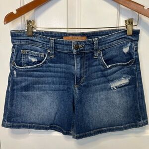 Joe's Jeans Distressed Blue Jean Shorts